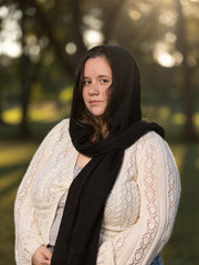 Handcrafted Orthodox Church Veil | Soft Long Head Covering for Divine Liturgy | Polyester Veil