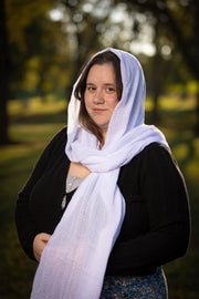 Handcrafted Orthodox Church Veil | Soft Long Head Covering for Divine Liturgy | Polyester Veil