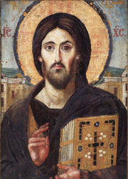 Christ Pantocrator Sinai | Mounted Handmade Icon