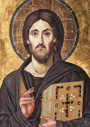 Christ Pantocrator Sinai | Mounted Handmade Icon