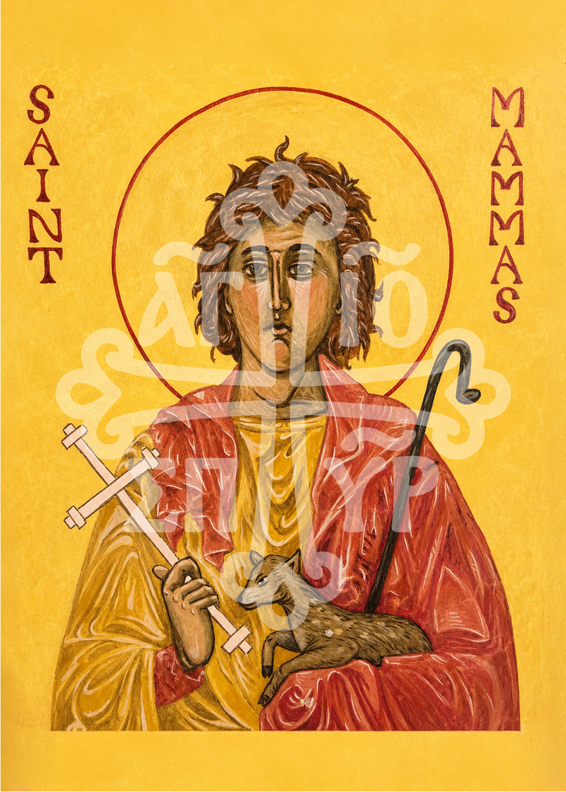 St. Mammas | Mounted Handmade Icon | Jennie Lyra Collection Icons
