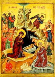 Mounted Handmade Icon | Nativity of Christ — image 3
