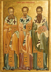 Mounted Handmade Icon | Three Holy Hierarchs — image 4