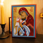Theotokos | Mounted Handmade Icon | Jennie Lyra Collection Icons