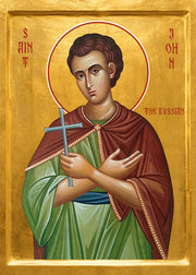 Mounted Handmade Icon | St John the Russian