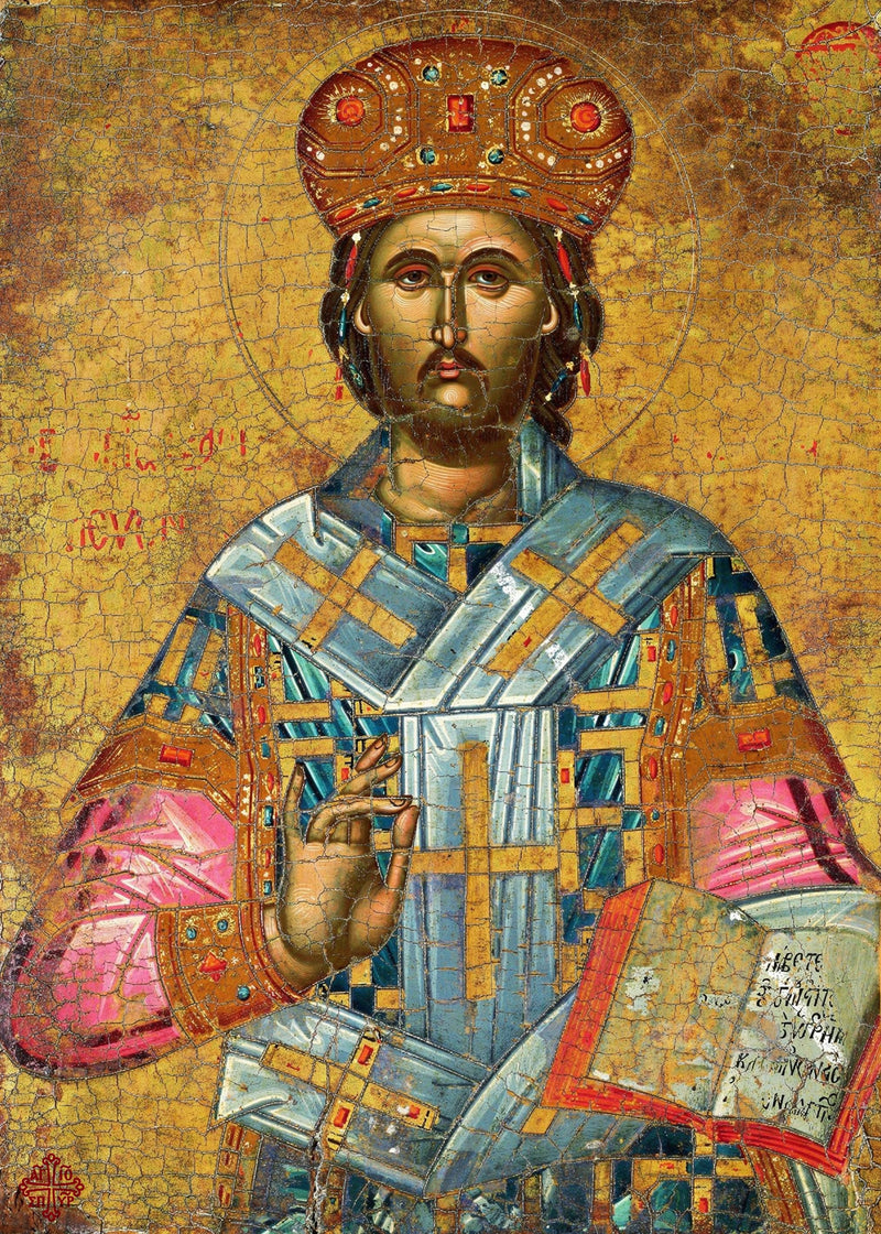 Mounted Handmade Icon | Christ The High Priest