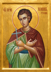 Mounted Handmade Icon | St John the Russian — image 2